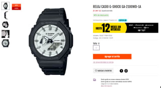 Reloj Casio G-Shock Ga-2100WD-1A por $1,413 | DPStreet