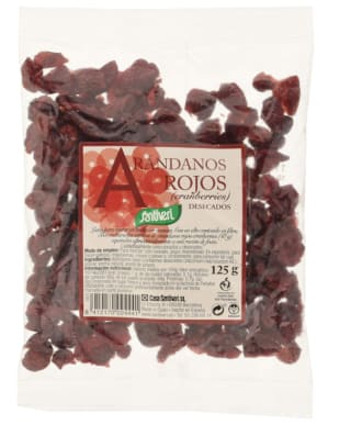 Arándanos Rojos Desecados Santiveri de 125 g por 1.7€