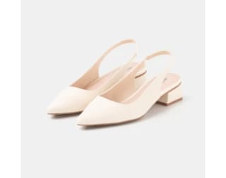 Zapatos de tacón destalonado de mujer TEX por 12.99€.