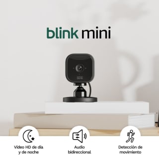 2 unidades Blink Mini Cámara de seguridad inteligente compacta por 21.99€