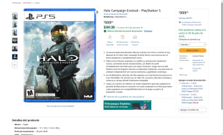 Halo: Campaign Evolved PS5 por $999 | Oferta Amazon