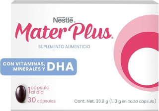 Nestlé MaterPlus Cápsulas DHA por $267 | Oferta Amazon