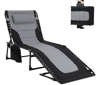 Transats jardin extérieur XXL pliables, 199×66×35 cm Liferun à 56,99€