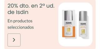 -20% de Dto en la Segunda Unidad de Isdin.