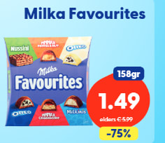 Milka Favourites 158 g voor €1,49 bij Die Grenze