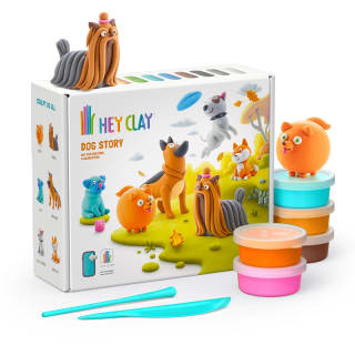 Plastilina Interactica Dog Story (15 botes) Hey Clay por 7.99€