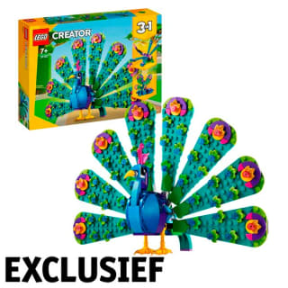 Lego Creator 3-in-1 #31157 Exotische pauw voor €17,99 bij Kruidvat
