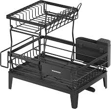 Songmics 2-Tier Dish Drainer Rack for £13.72 Prime Exclusive