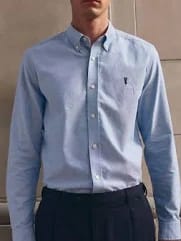 Next Light Blue Oxford Shirt – £7 (XS & 4XL)