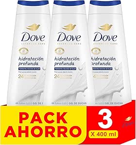 3 botes Dove Advanced Care Gel De Ducha Hidratación Profunda 400ml por 6.85€