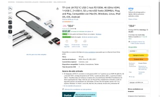TP-Link Hub 7 en 1 UH7021C por $365 | Oferta Amazon