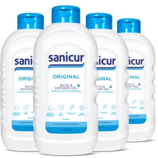 Sanicur Original Bad en Douchegel - 4x 1000ml voor €19,99