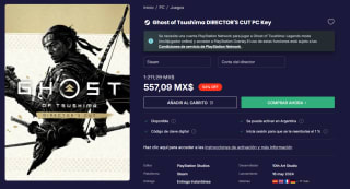 Ghost of Tsushima Director's Cut (PC) por $509 | Oferta LOADED