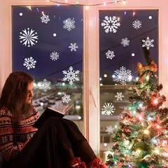 100 stuks sneeuwvlok raamdecoratie voor €7,09 bij Joybuy