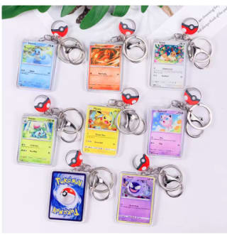 Llavero de acrílico para coche de Pokémon solo por $936 en AliExpress Chile