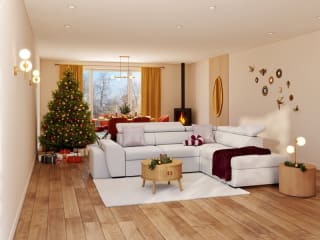 Canapé d'angle réversible convertible Olympe 4 places pour 949€ chez Conforama