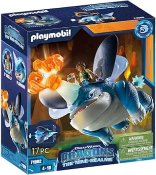 PLAYMOBIL - Dragons: The Nine Realms - Plowhorn & D'Angelo voor €19,02 bij Amazon