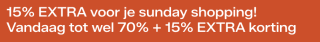 15% extra korting op de sale tot 70% bij Zalando