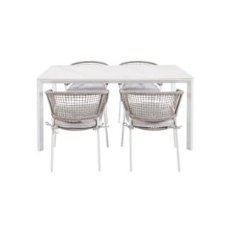 Central Park tuintafel Ciotat aluminium/glas 160x90cm voor €100 bij Praxis