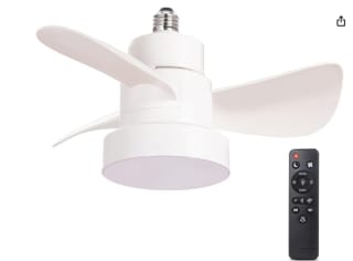 Ventilateur LED Wonderlamp filetage E27 CCT 3000-4000-6000 K Dim à 39,61€