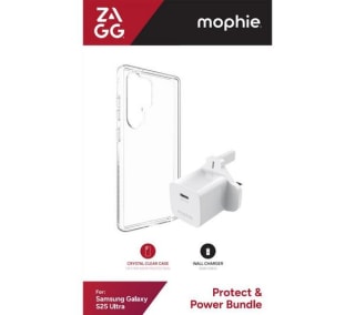 ZAGG Crystal Palace Snap S25 Ultra Clear Case & Mophie 30W USB‑C Charger