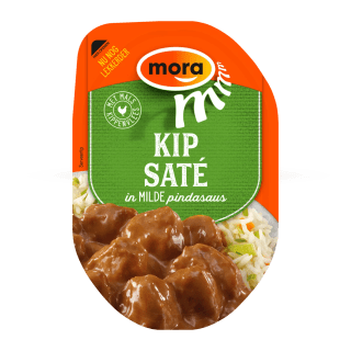MORA Kip- of varkenssaté (160 g) voor €1,29 bij Aldi