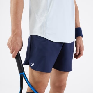 Short de tennis homme Essential+ Court (bleu marine) pour 6€ chez Decathlon