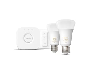 Philips Hue White ambiance starterkit (2× E27 1100 lm) voor €60 bij Philips Hue