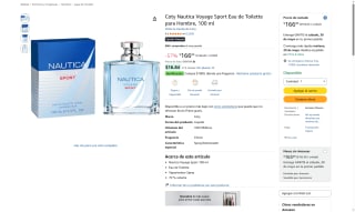 Perfume Nautica Voyage Sport 100ml por $165 | Oferta Amazon
