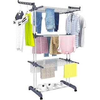 SONGMICS Etendoir Linge 4 niveaux pour 23,99€ chez Amazon