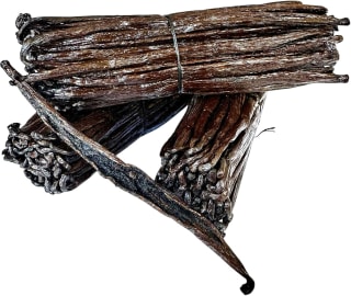 20 gousses de vanille Bourbon Madagascar 14 cm à 8,80€ chez Amazon