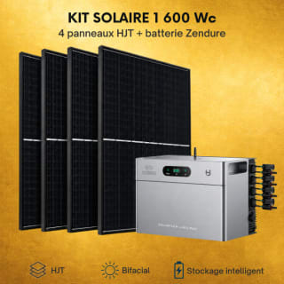 Kit Solaire Batterie Plug and Play Zendure 2400 Pro 1600 Wc à 1.149,00€ chez Upwatt
