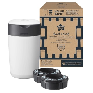Tommee Tippee Twist and Click Advanced luieremmer met 2 navulcassettes voor €9,99