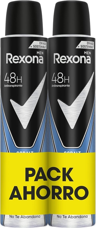 4 botes Rexona Desodorante Aerosol Antitranspirante hombre 200ml por 8.55€