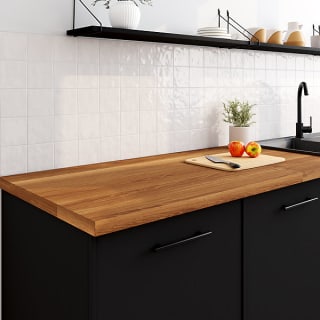 Plan de travail Noava bois d'acacia 250 x 65 x 3,6 cm à 99,90€ chez Castorama