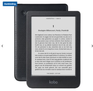 KOBO Clara BW Zwart - 6 inch - 16 GB voor €129 bij Expert