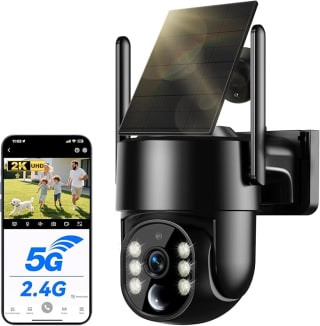 Cámara Suloron vigilancia WiFi exterior solar 2K 4MP por 31,99€