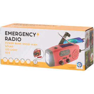 4-in-1 noodradio met zaklamp en powerbank voor €7,95 bij Action