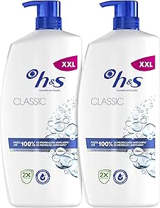 H&S Classic Champú Anticaspa 2x1000ml con Dispensador por 14.24€