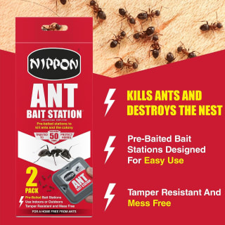 Nippon Ant Bait Station Twin Pack for £2.95 at Amazon