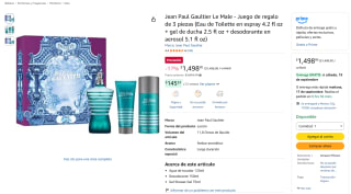Jean Paul Gaultier Le Male - Juego de regalo de 3 piezas por $1,499 en Amazon