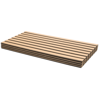 Panneaux muraux en bois (4 pièces, 60 x 30 cm) pour 9,97€ chez Action