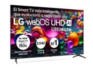 TV LG LED 75UA75006LA 75" 4K UHD por 559€ y Cupón 15% = 84€.
