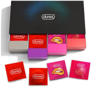 Coffret Durex Fun Explosion - 40 Préservatifs Ultra Fins à 16,80€