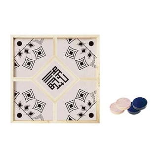 Houten Puck Schietspel - 4 Spelers voor €7,50 bij Lobbes