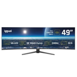Monitor Iggual MM AA 49" UltraWide 5K 240Hz VA por 579,71€ en PcComponentes