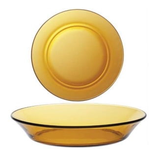 Assiette DURALEX coupelle Lys vermeil 19 cm à 1€