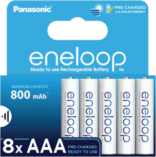 Panasonic eneloop BK-4MCDE/8BE AAA (8‑pack) voor €17,04 bij Amazon