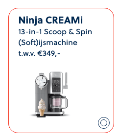 Gratis Ninja CREAMi Softijsmachine bij MeerVoordeel