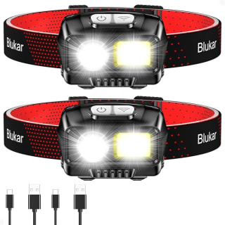 Blukar Lampe frontale rechargeable (lot de 2) pour 19,85€ chez Amazon